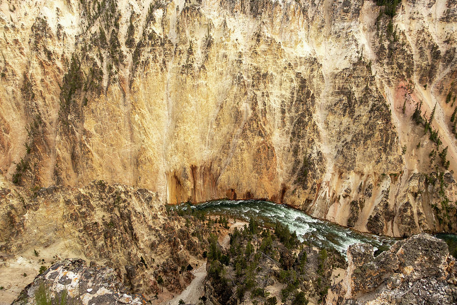 Lower Yellowstone Falls in the Yellowstone National Park  #4 Photograph by Alex Grichenko