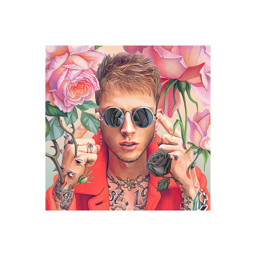 Machine Gun Kelly Digital Art by Sixa Greff | Pixels