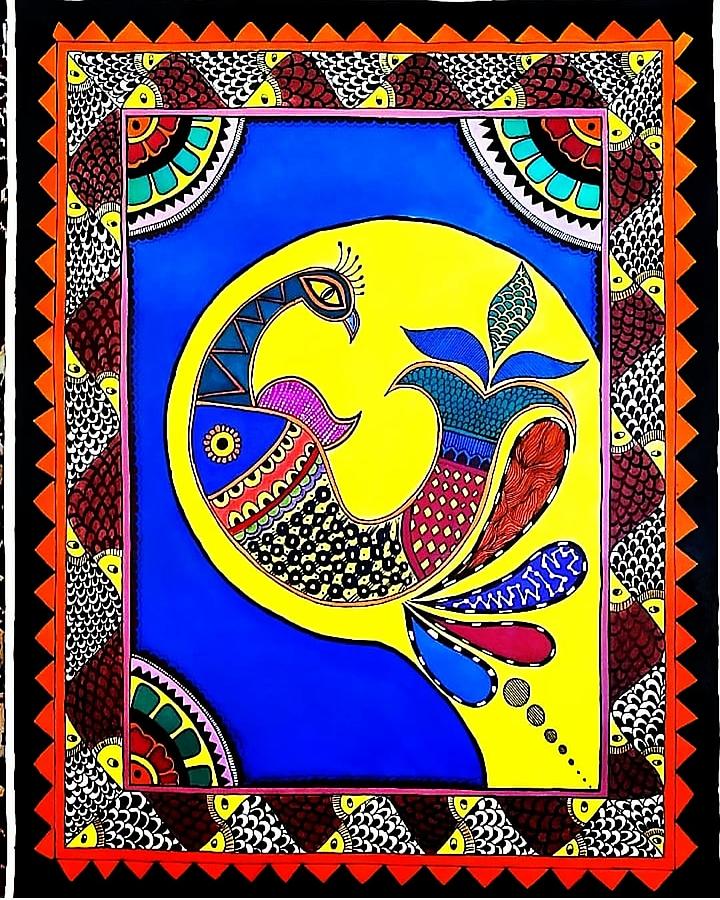 Madhubani Drawing by Ankit Priyadarshi Fine Art America