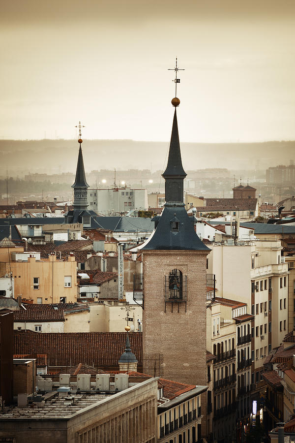 Madrid rooftop view  #4 Photograph by Songquan Deng