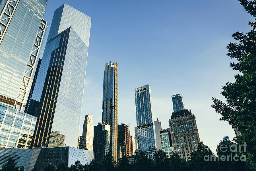Manhattan skyscrapers in New York City, the USA. #4 Photograph by Michal Bednarek