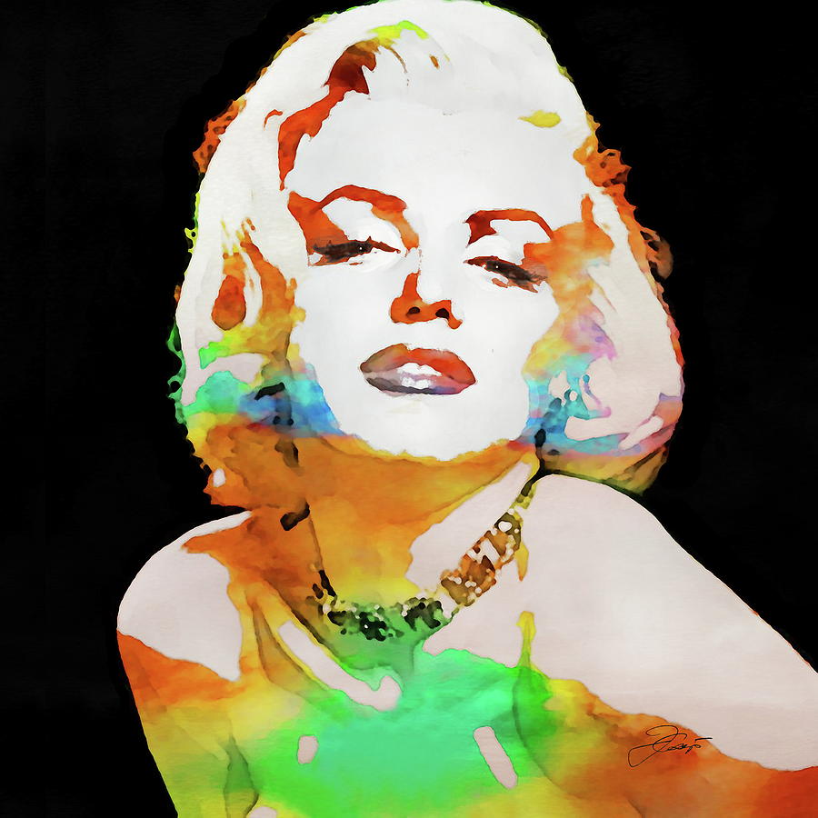 Marilyn Monroe #4 Digital Art by Jerzy Czyz