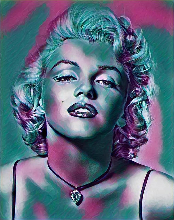 Marilyn Monroe Pop Art USA Digital Art by Art by Sascha Schuerz | Pixels