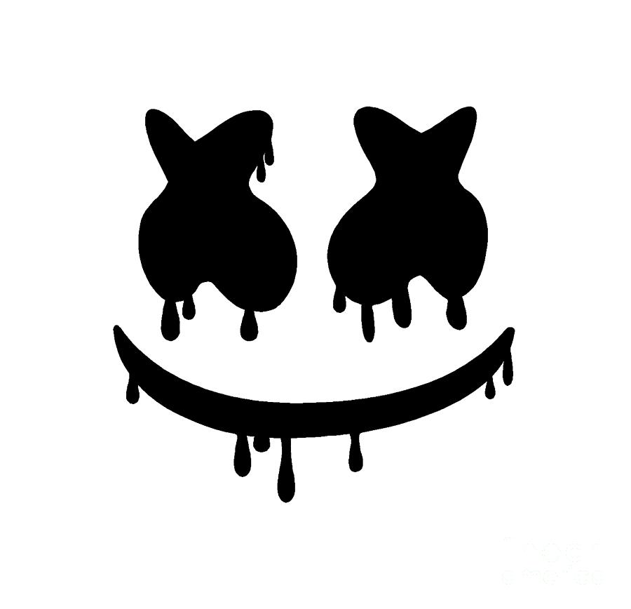 marshmello face posters Fine Art Print - Art & Paintings posters in India -  Buy art, film, design, movie, music, nature and educational  paintings/wallpapers at Flipkart.com