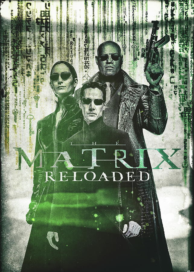 Matrix Reloaded movie poster Digital Art by Benjamin Dupont - Fine Art ...