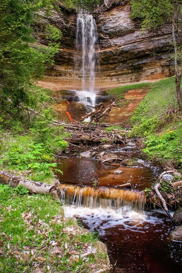 Mi Munising Falls Photograph by LeeAnn McLaneGoetz McLaneGoetzStudioLLCcom Mi Munising Falls Photograph by LeeAnn McLaneGoetz McLaneGoetzStudioLLCcom