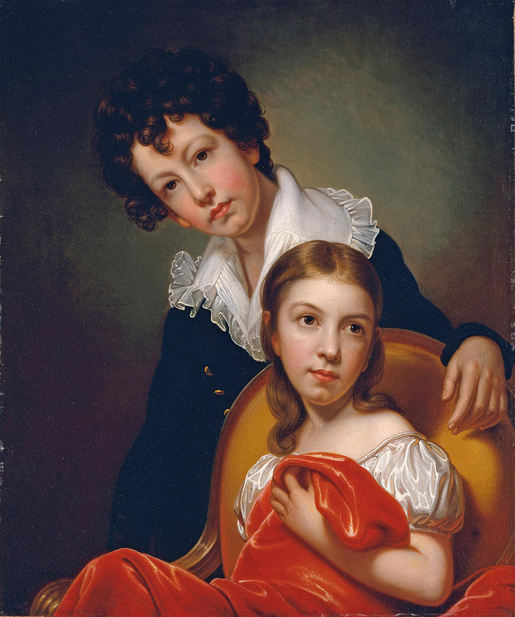 Michael Angelo and Emma Clara Peale #5 Painting by Rembrandt Peale