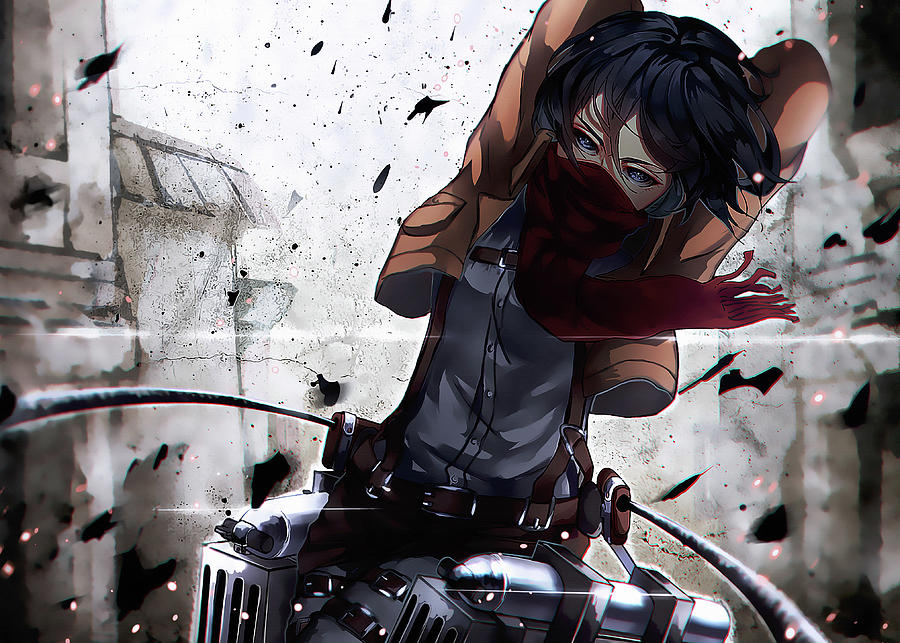 Attack on Titan's Mikasa voted best anime character to wear a scarf | ONE  Esports