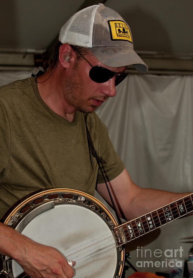 Mike Bont with Greensky Bluegrass at Bonnaroo Music Festival #4 Photograph by David Oppenheimer