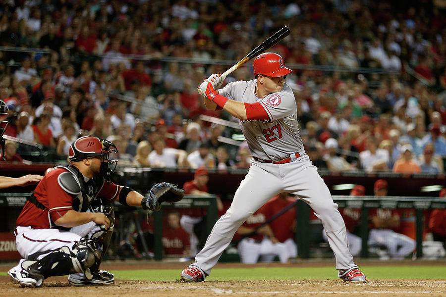 Mike Trout #4 Photograph by Christian Petersen