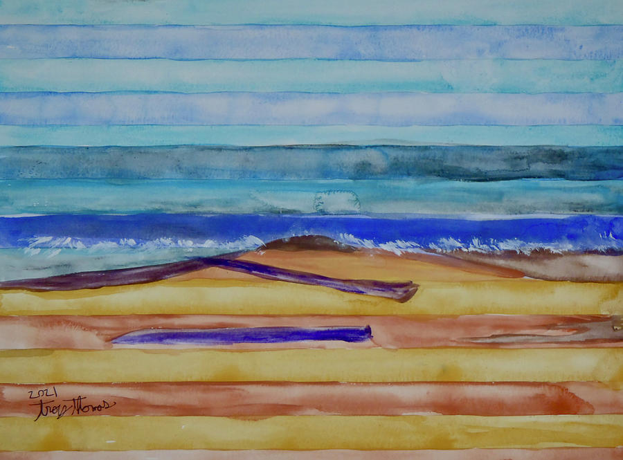 Miners Beach #4 Painting by Troy Thomas
