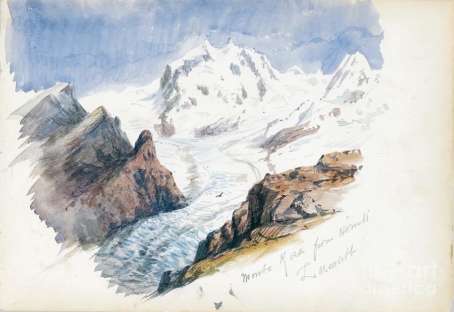 John Singer Sargent Painting - Monte Rosa from Hornli  AKG5159583 by John Singer Sargent