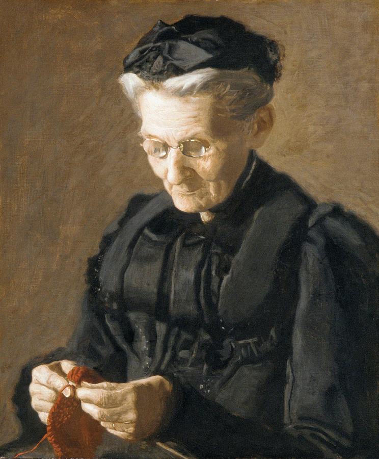  Mrs. Mary Arthur #5 Painting by Thomas Eakins