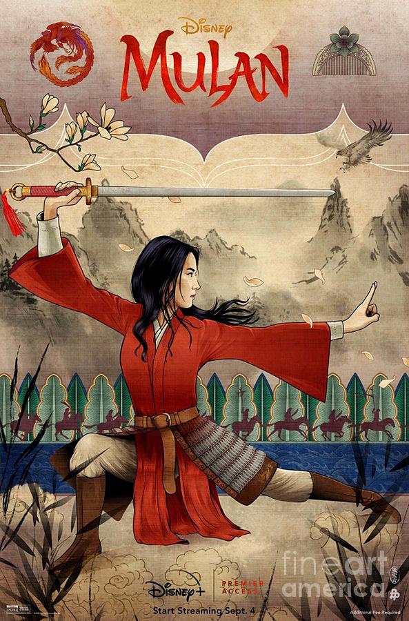 Mulan Disney Digital Art by Cyndi K Stegall | Fine Art America