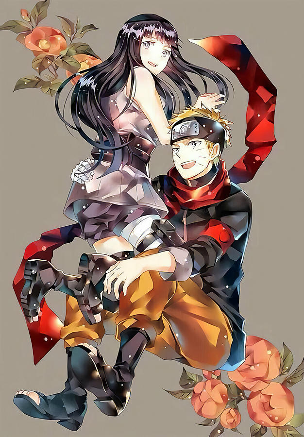 Naruto and Hinata - online puzzle