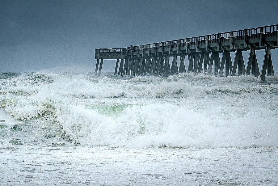 Navarre Beach Pier Photograph by Time and Tide Imagery