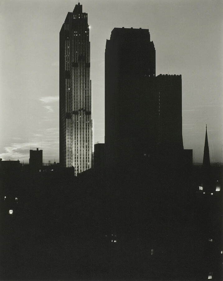 New York from the Shelton Photograph by Alfred Stieglitz - Fine Art America