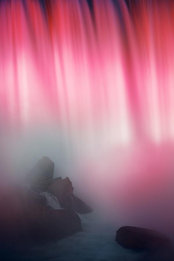 Niagara Falls at night #4 Photograph by Songquan Deng