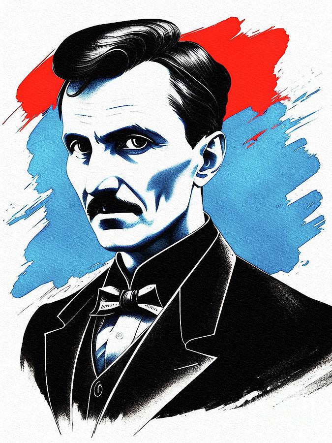 Nikola Tesla, Inventor Painting by John Springfield Fine Art America