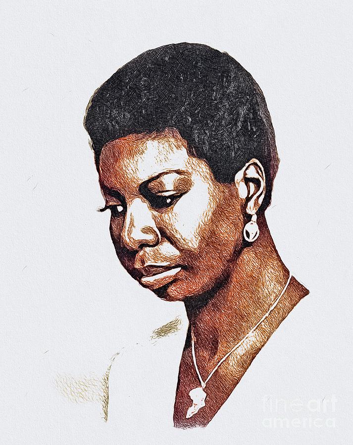 Social Justice Art 5 x 7-8 x 10-16 x 20 Nina Simone Art Jazz Poster Art Wall Art Quote Print