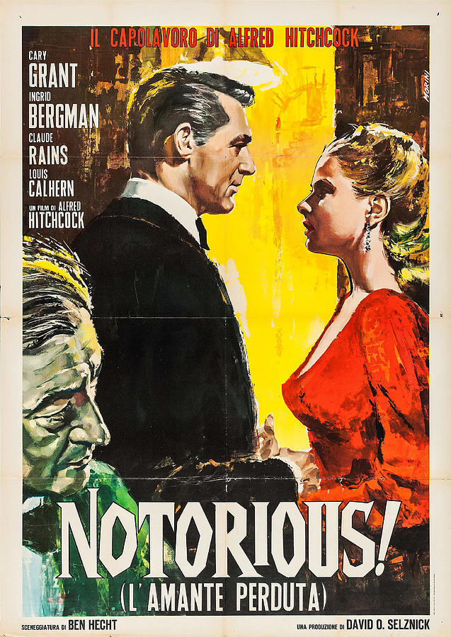 Notorious, 1946 Mixed Media by Movie World Posters