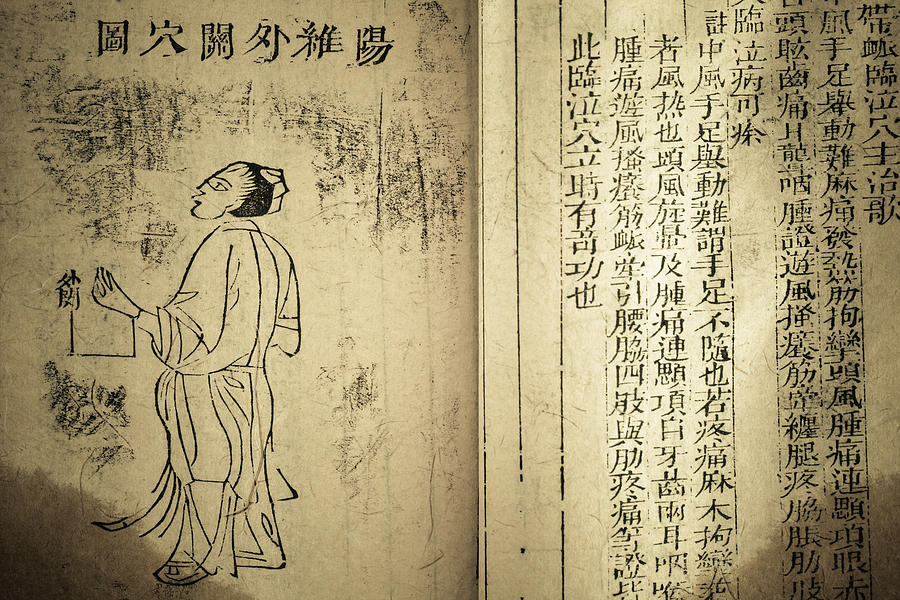 Old medicine book from Qing Dynasty #4 Photograph by Xh4d