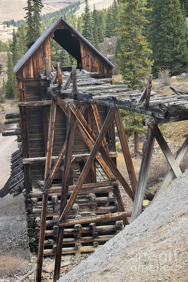 Old mining structure in the mountains #4 Photograph by Tonya Hance ...