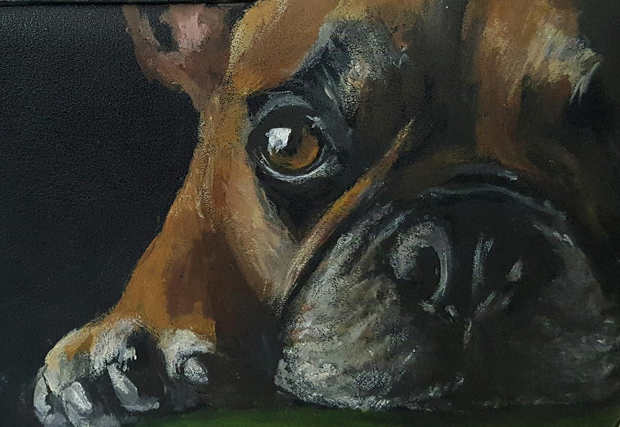 Oliver #4 Painting by Carol Russell