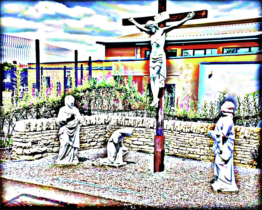 One of a series of abstract versions of the crucifixion #2 Photograph by Pics By Tony