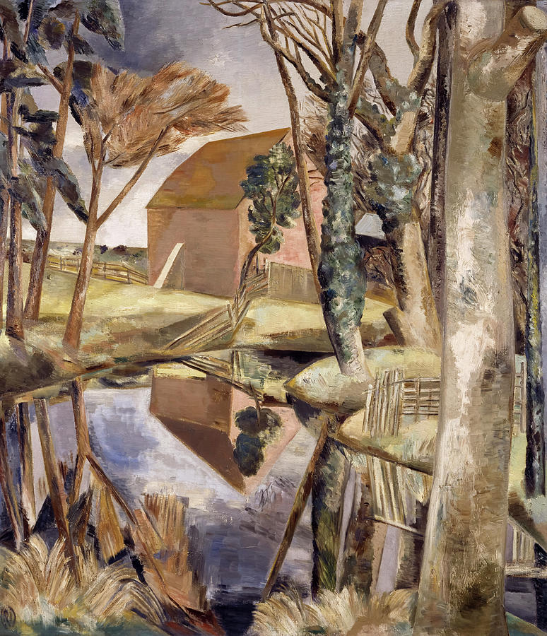 Oxenbridge Pond By Paul Nash Painting