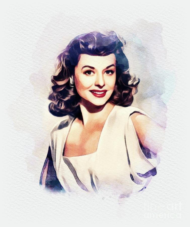 Paulette Goddard, Movie Legend Digital Art by John Springfield