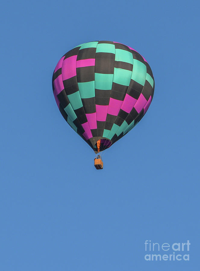#4 Peaceful Flight Over Sunny Arizona On Brightly Colored Hot Air Balloon. Maricopa County, Arizona Photograph