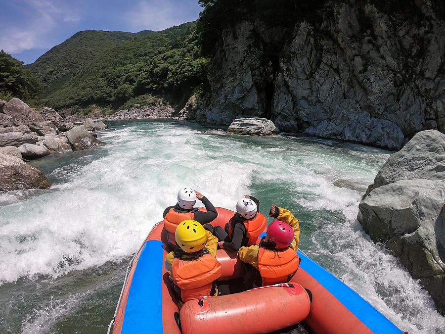 Personal point of view of a white water river rafting excursion #4 Photograph by Tdub303