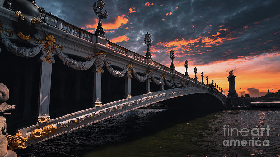Bridge in Paris Photograph by PatriZio M Busnel