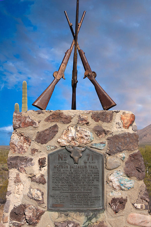 Picacho Pass Mormon Memorial #4 Photograph by Chris Smith