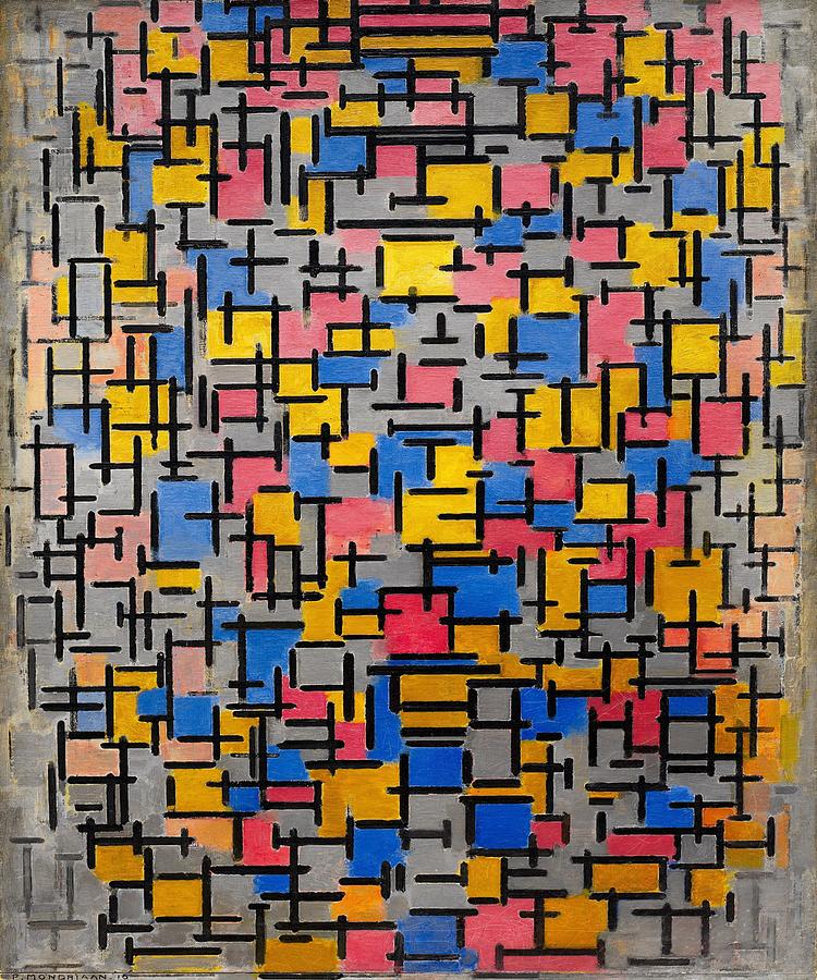 Piet Cornelies Mondrian Painting by JummyArt Gallery - Pixels