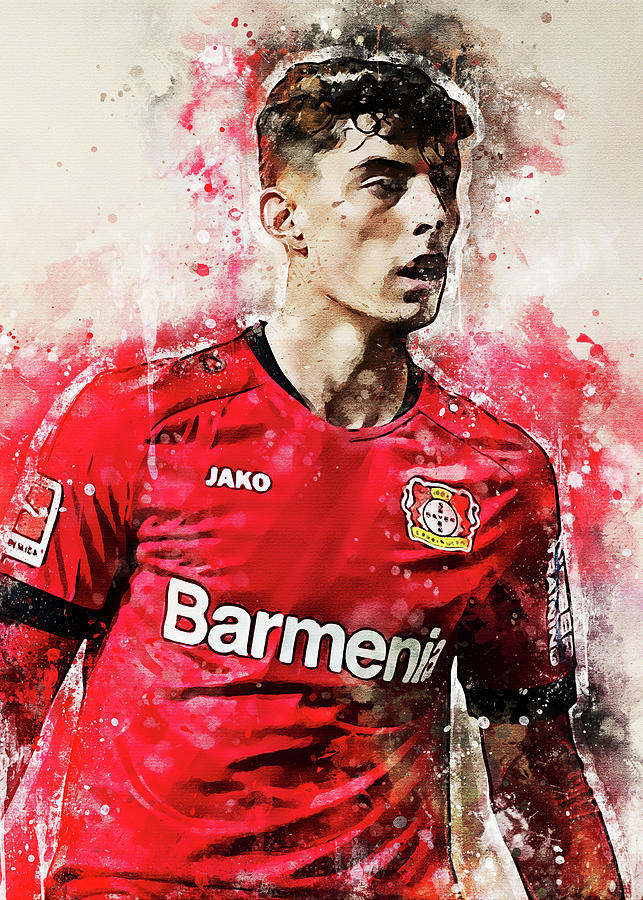 Player Kai Havertz Kaihavertz Kai Havertz Kai Havertz Digital Art by ...