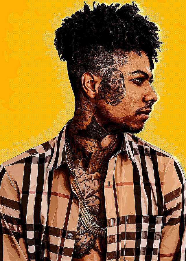 Pop Blueface Jonathan Porter American Rapper Digital Art by Najarro Quinn