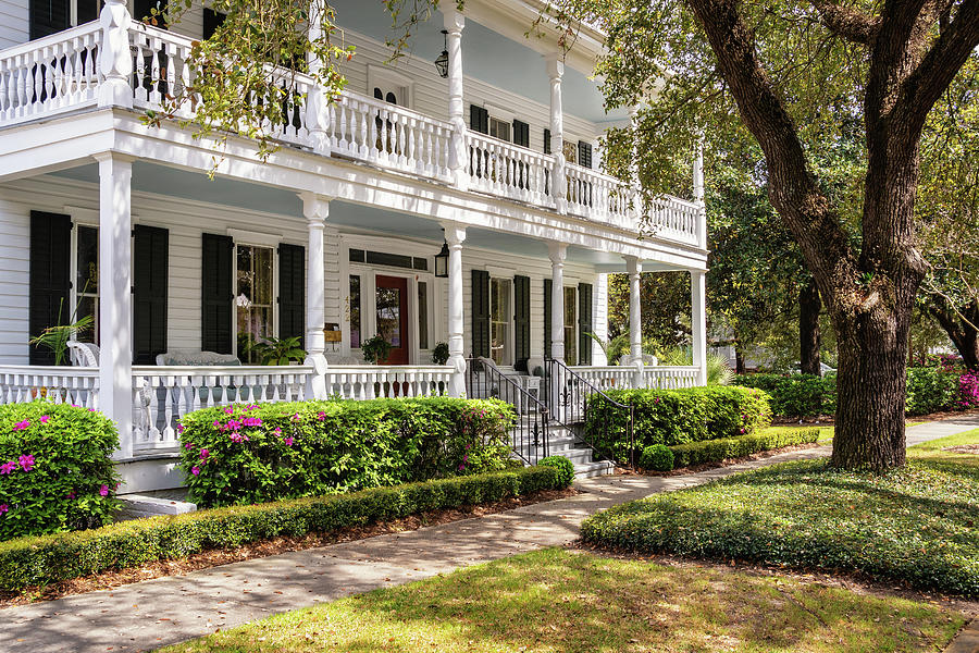Porches of Georgetown, South Carolina #4 Photograph by Dawna Moore Photography