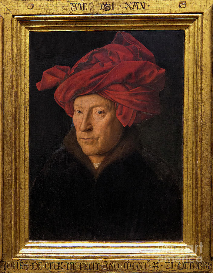 Portrait of a Man Photograph by Jan van Eyck