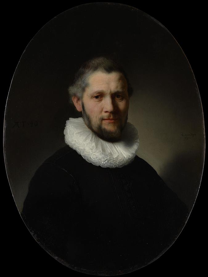  Portrait of a man Painting by Rembrandt