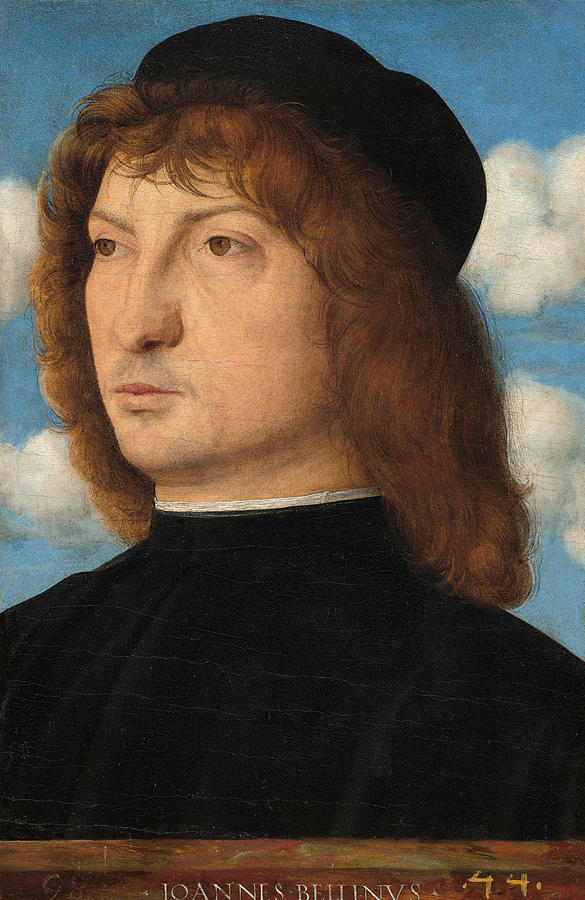 Giovanni Bellini Painting - Portrait of a Venetian Gentleman  #4 by Giovanni Bellini
