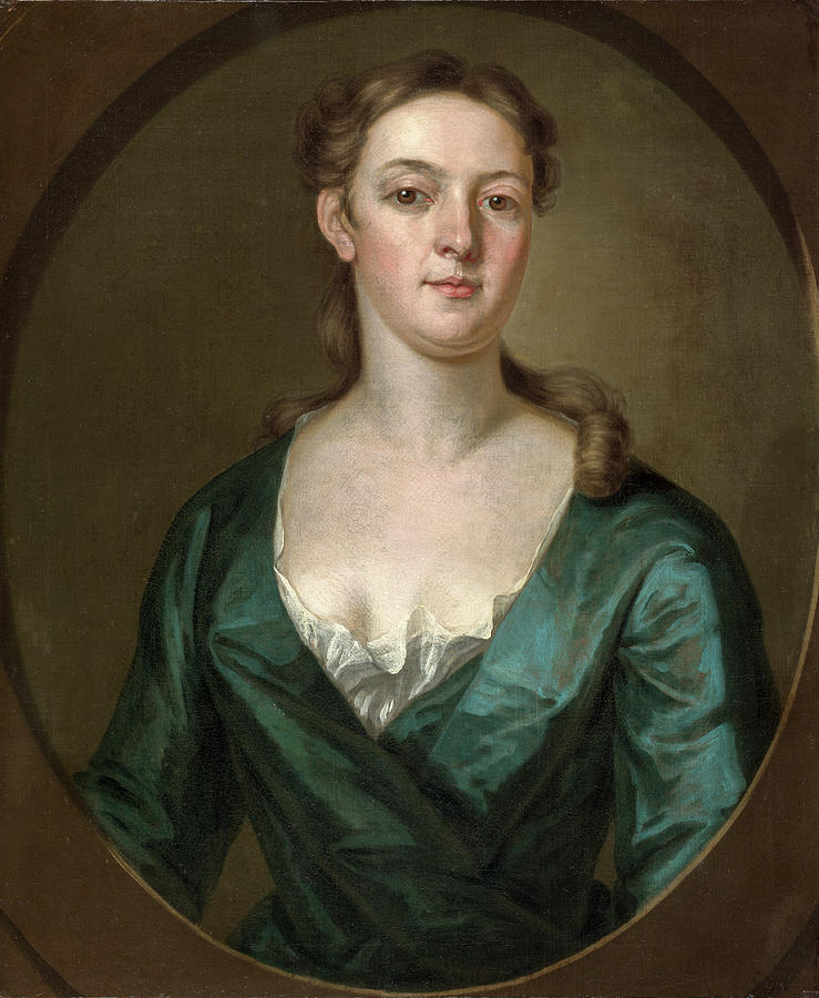 Portrait Painting - Portrait of a Woman #4 by John Smibert