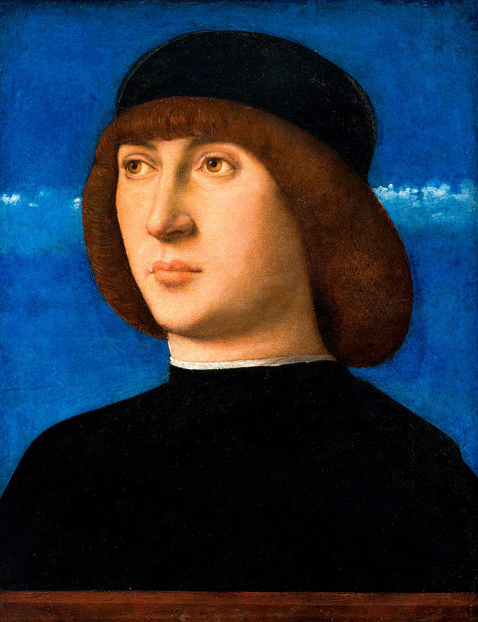Giovanni Bellini Painting - Portrait of a Young Man #5 by Giovanni Bellini