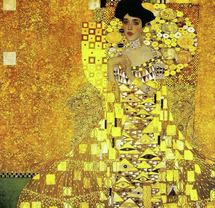 Gustav Klimt Painting -  Portrait of Adele Bloch-Bauer #4 by Gustav Klimt