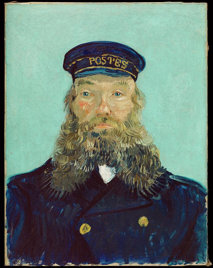 Portrait Painting - Portrait of Postman Roulin  by Vincent van Gogh