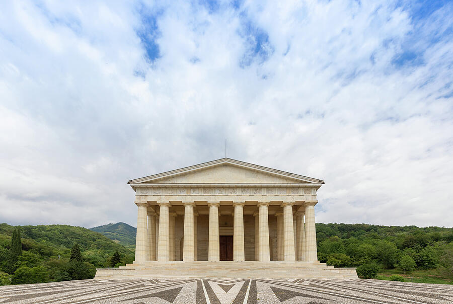 Possagno, Italy. Temple of Antonio Canova with classical colonna #4 ...