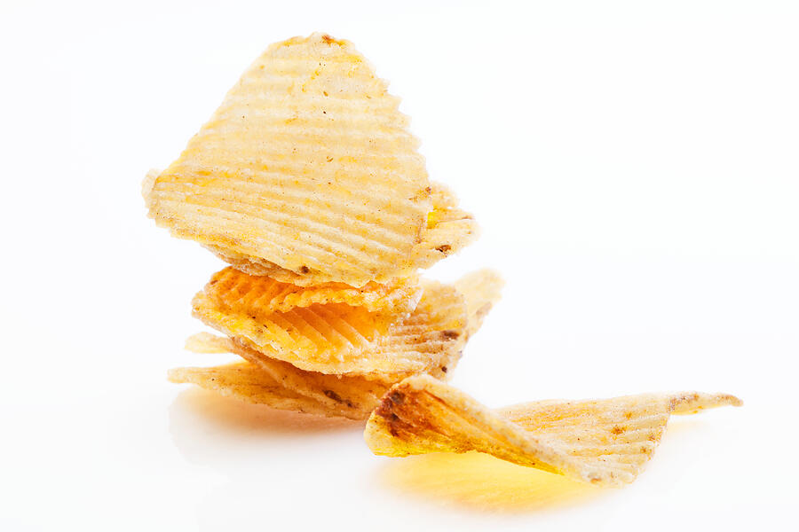 Potato chips #4 Photograph by Fotek