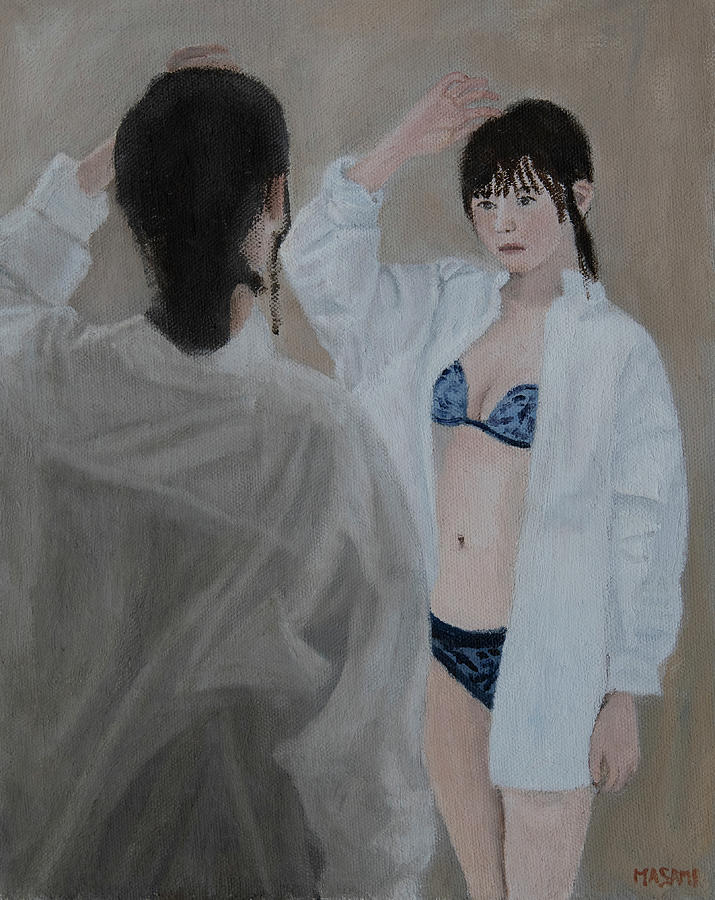 Portrait Painting - Preparation #4 by Masami IIDA
