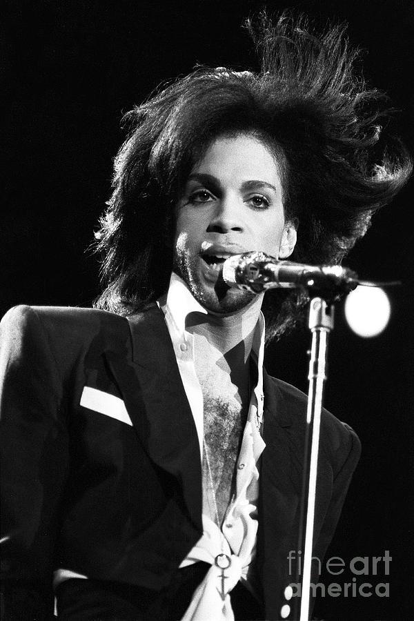 Singer Photograph - Prince #1 by Concert Photos